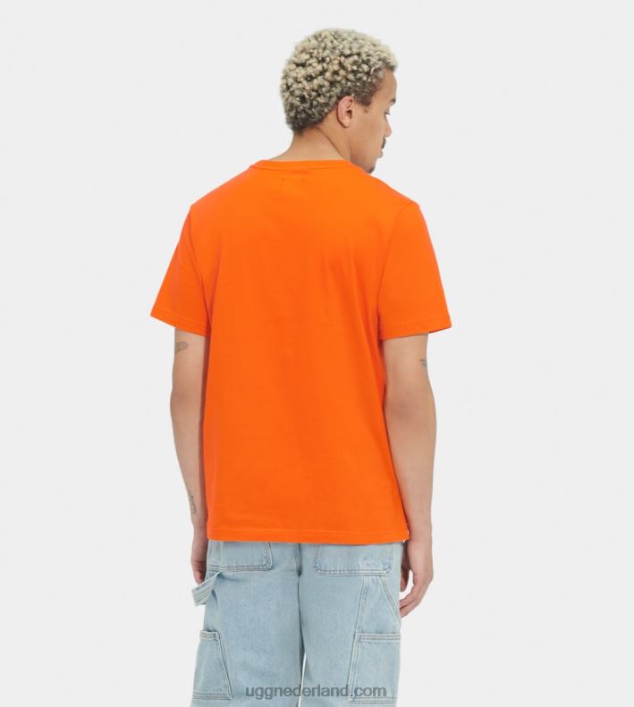 alle geslacht Oranje frisdrank UGG oversized logo-T-shirt gehakt 686ZP1402