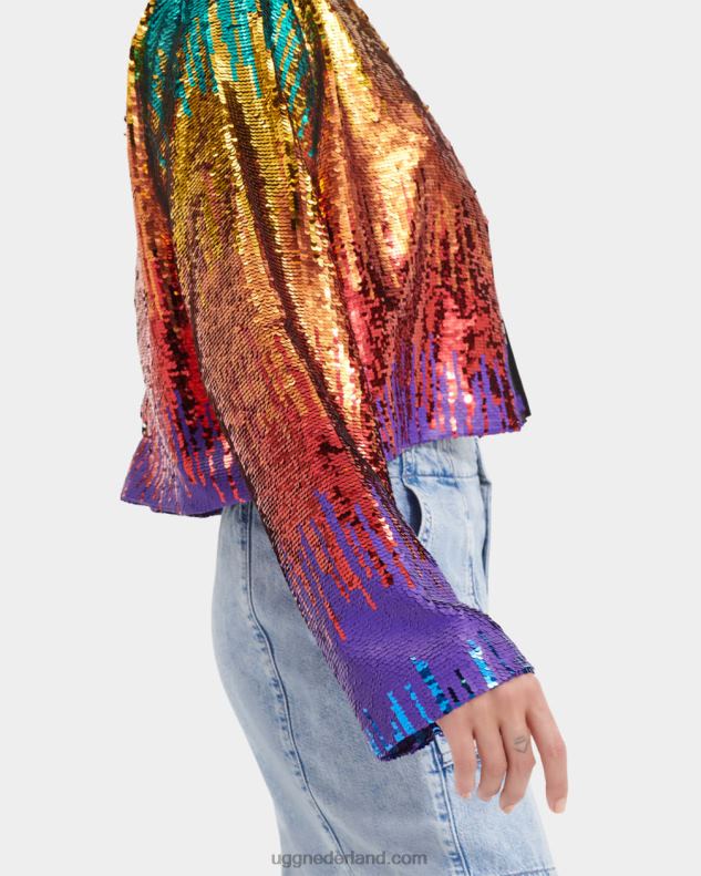 alle geslacht regenboog UGG chanley pailletten jas trots 686ZP124