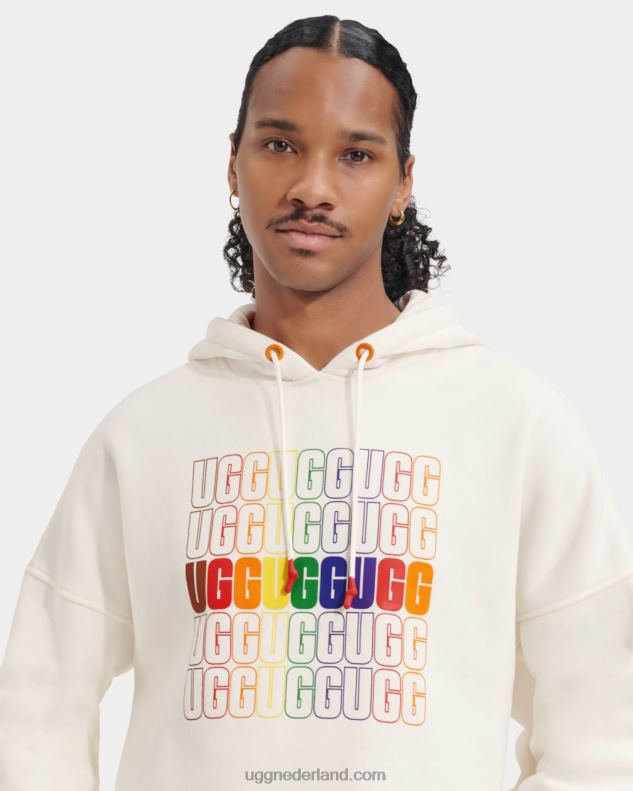 alle geslacht regenboog logo UGG trotse cropped hoodie van keira 686ZP122