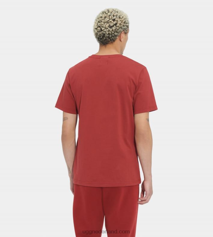 alle geslacht rijk rood UGG oversized logo-T-shirt gehakt 686ZP1401
