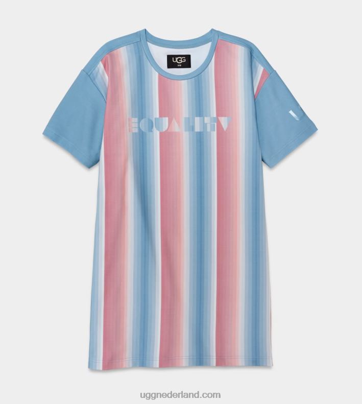 alle geslacht trots strepen UGG T-shirtjurk met Pride-logo 686ZP2224
