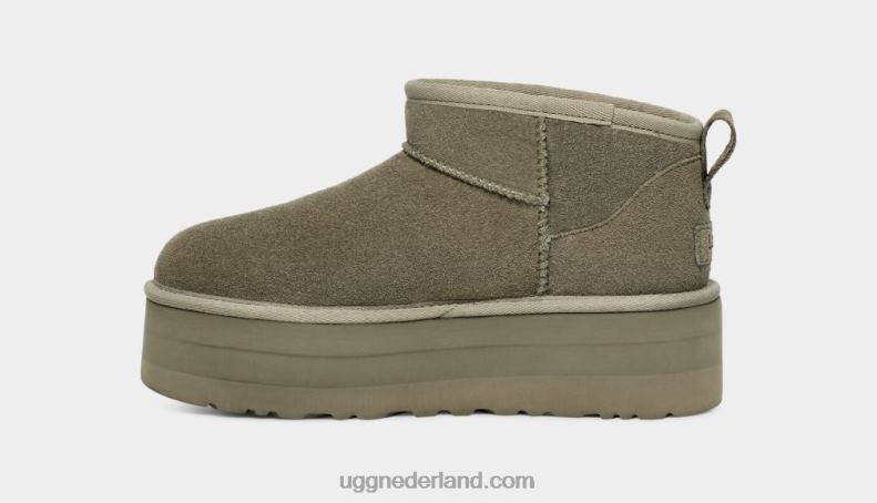 alle geslacht mosgroen UGG klassiek ultra mini-platform 686ZP633