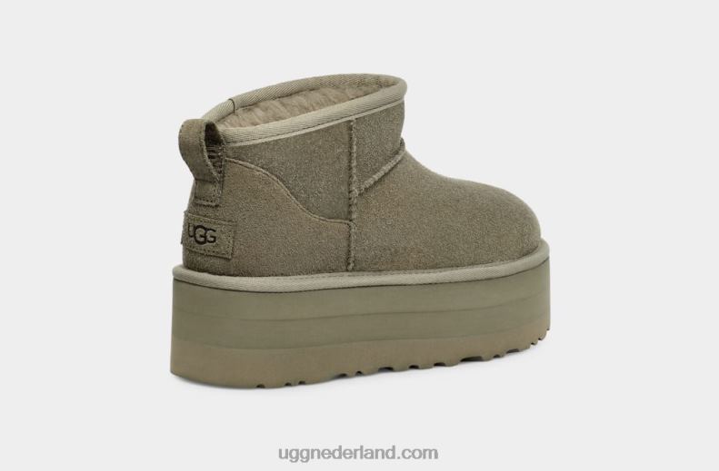 alle geslacht mosgroen UGG klassiek ultra mini-platform 686ZP633