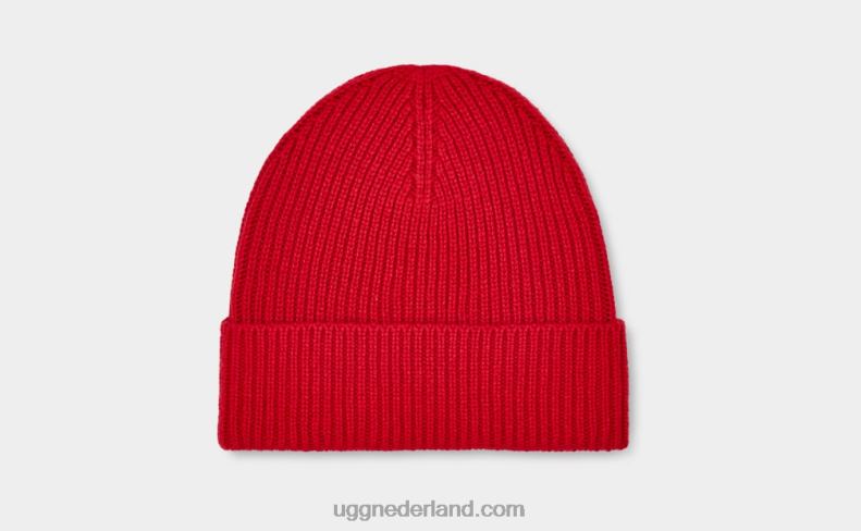 Heren samba rood UGG ribmuts met brede manchetten 686ZP300