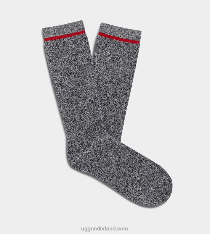 Heren gemêleerd zwart UGG kyro cosy crew sok 686ZP2290