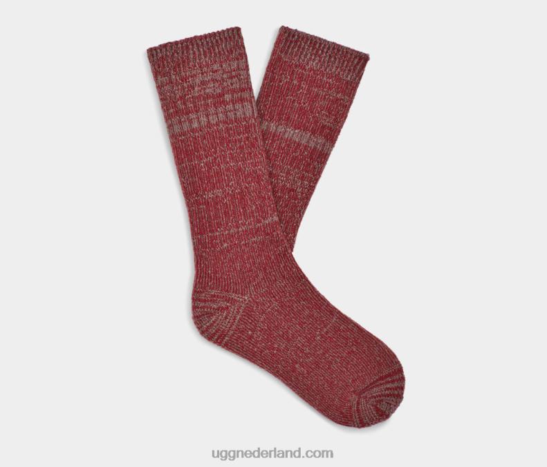 Heren merlot UGG trey rib gebreide slouchy crew 686ZP1590