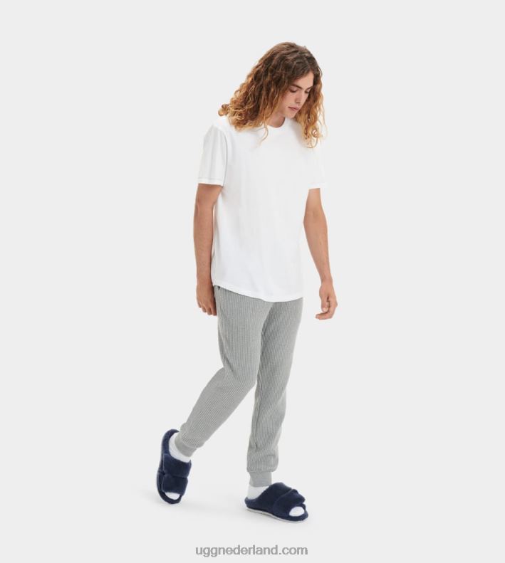 Heren grijze heide UGG handschoen thermische joggingbroek 686ZP1897