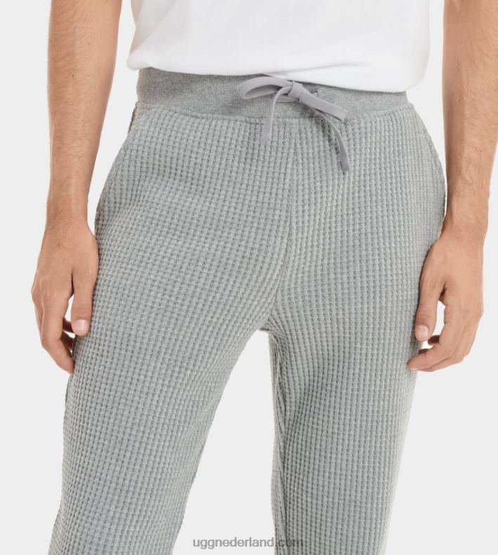Heren grijze heide UGG handschoen thermische joggingbroek 686ZP1897