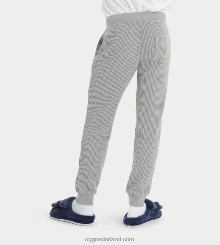 Heren grijze heide UGG handschoen thermische joggingbroek 686ZP1897