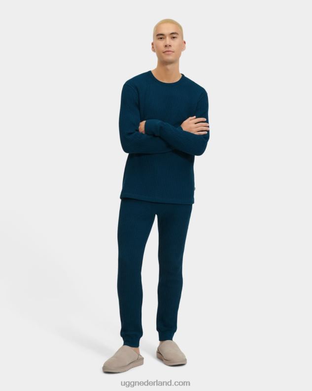 Heren middernacht blauw UGG handschoen thermische joggingbroek 686ZP1899