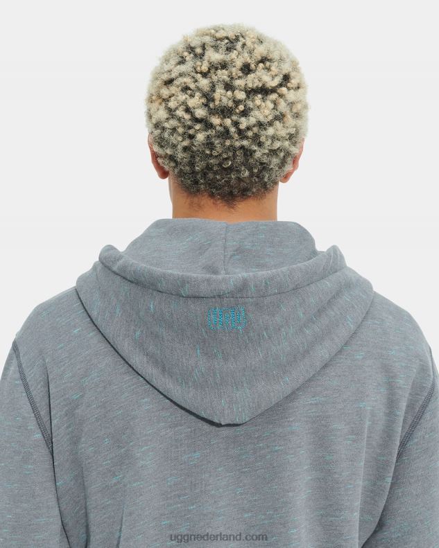 Heren grijs neon gemêleerd UGG charles hoodie gemêleerd 686ZP286