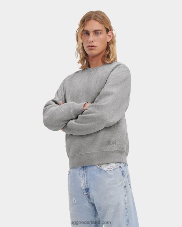 Heren grijze heide UGG bovenste ronde hals 686ZP279