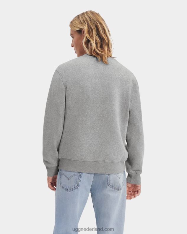 Heren grijze heide UGG bovenste ronde hals 686ZP279