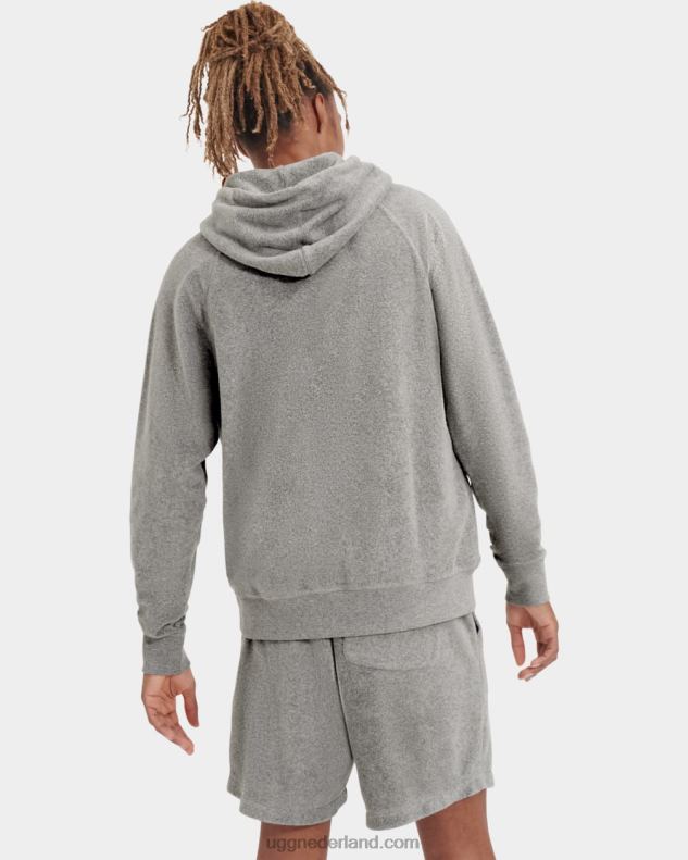 Heren grijze heide UGG terras hoodie 686ZP1818
