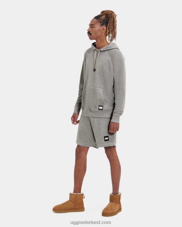 Heren grijze heide UGG terras hoodie 686ZP1818