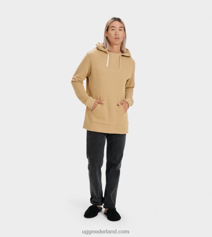 Heren militair zand UGG terrell-pullover met capuchon 686ZP281