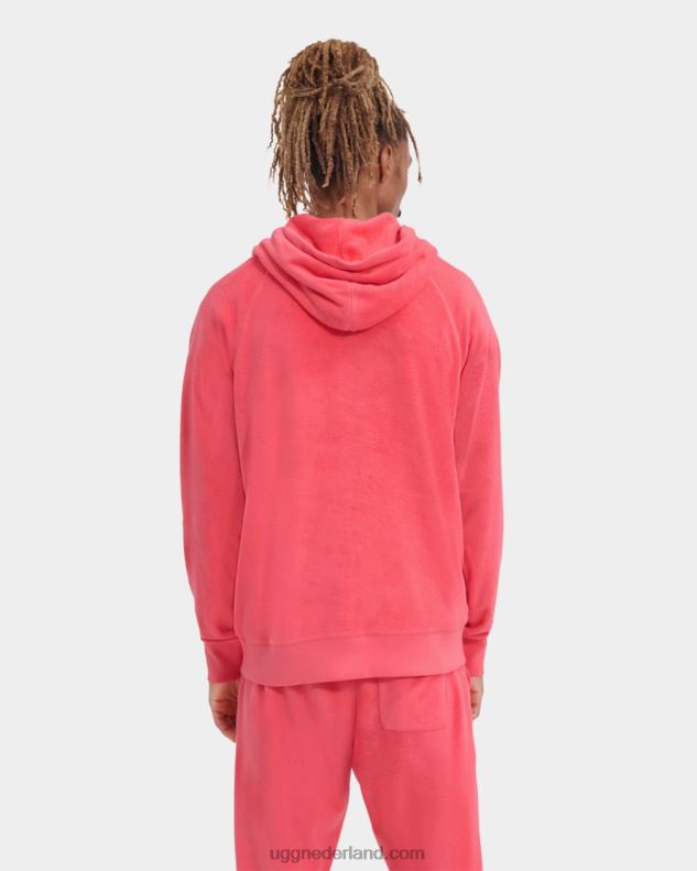 Heren perzik roze UGG terras hoodie 686ZP2208