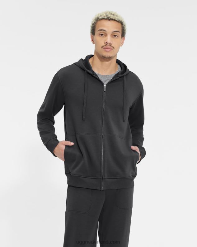 Heren zwart UGG Gordon hoodie met rits 686ZP2345