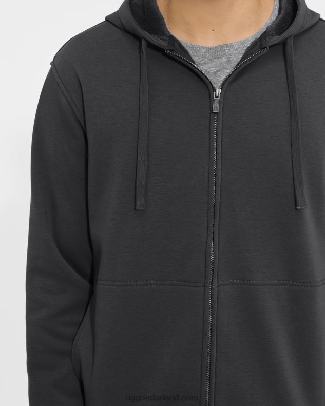Heren zwart UGG Gordon hoodie met rits 686ZP2345