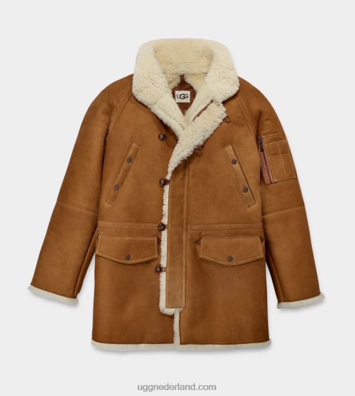 Heren cabine UGG Tyrell schapenvacht jas 686ZP291