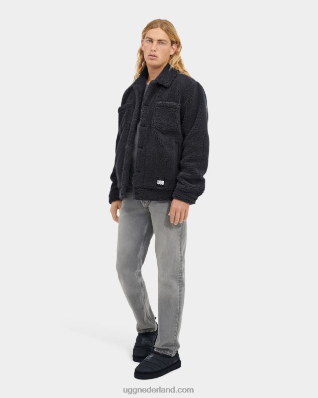 Heren donkere as UGG Janson sherpa truckerjack 686ZP1887