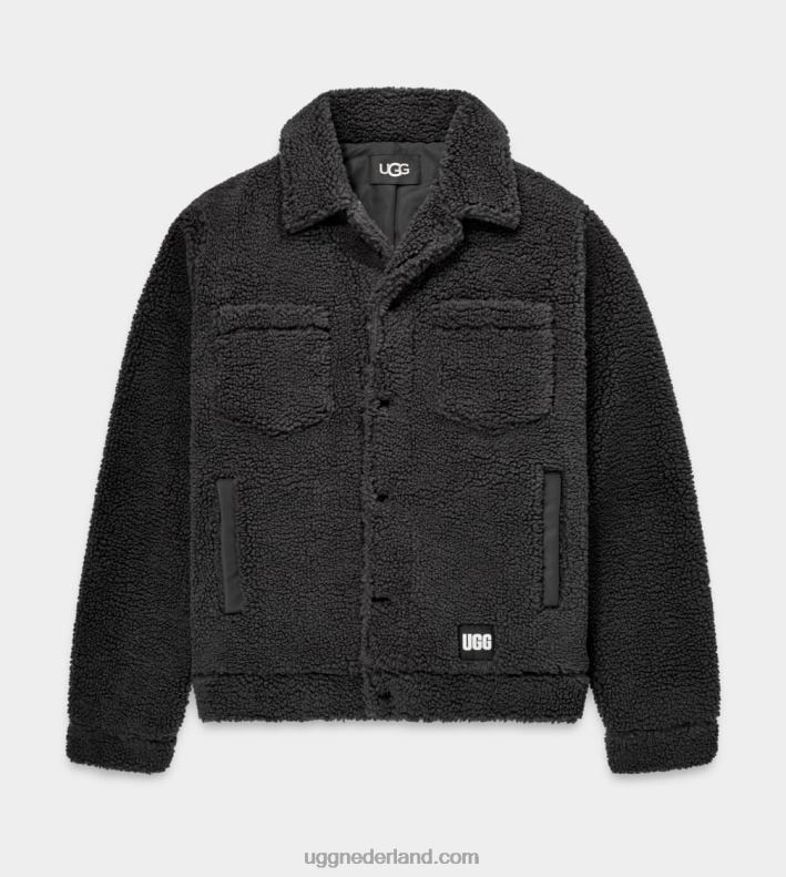 Heren donkere as UGG Janson sherpa truckerjack 686ZP1887