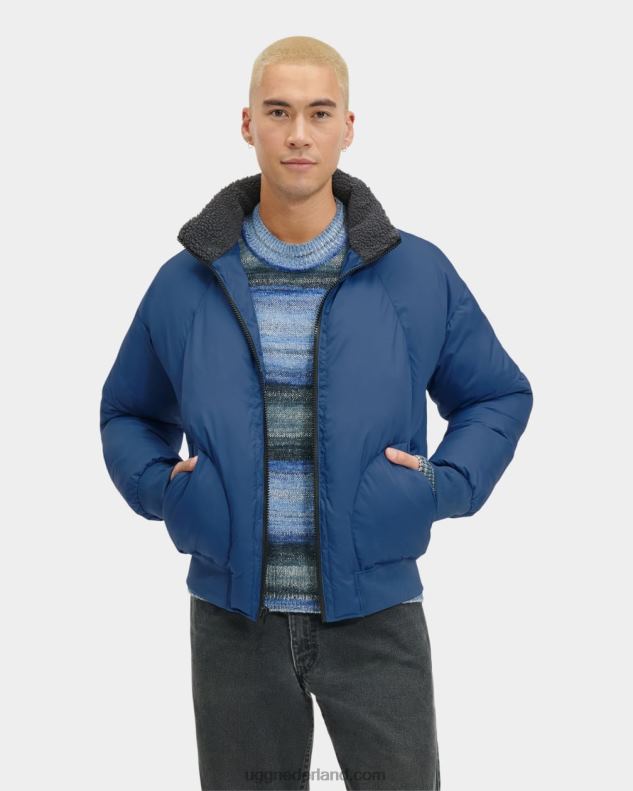 Heren marine UGG damion sherpa pufferjack 686ZP1890