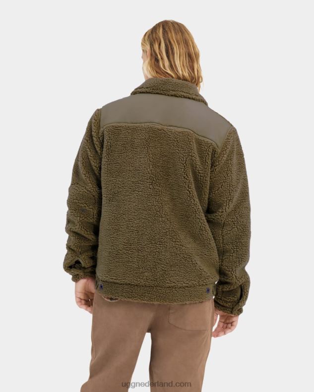 Heren verbrande olijf UGG Janson sherpa truckerjack 686ZP1885