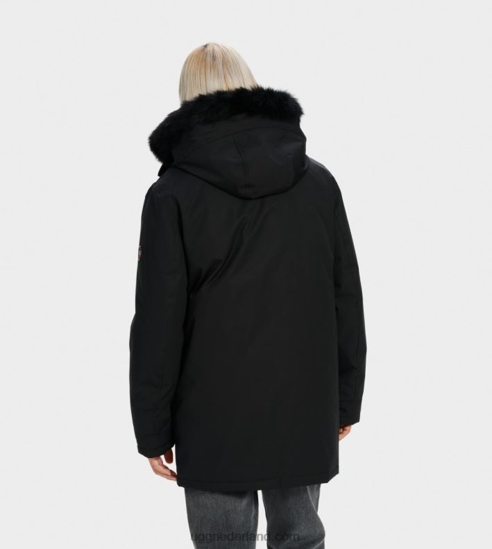 Heren zwart UGG dikke parka 686ZP1908