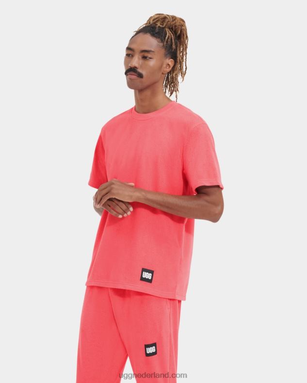 Heren perzik roze UGG Mathew tee 686ZP294