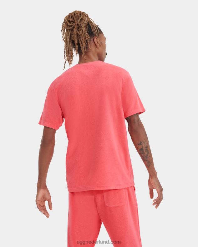 Heren perzik roze UGG Mathew tee 686ZP294
