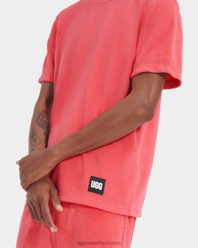 Heren perzik roze UGG Mathew tee 686ZP294