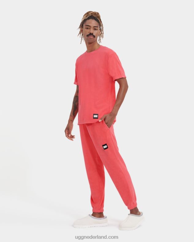 Heren perzik roze UGG Mathew tee 686ZP294