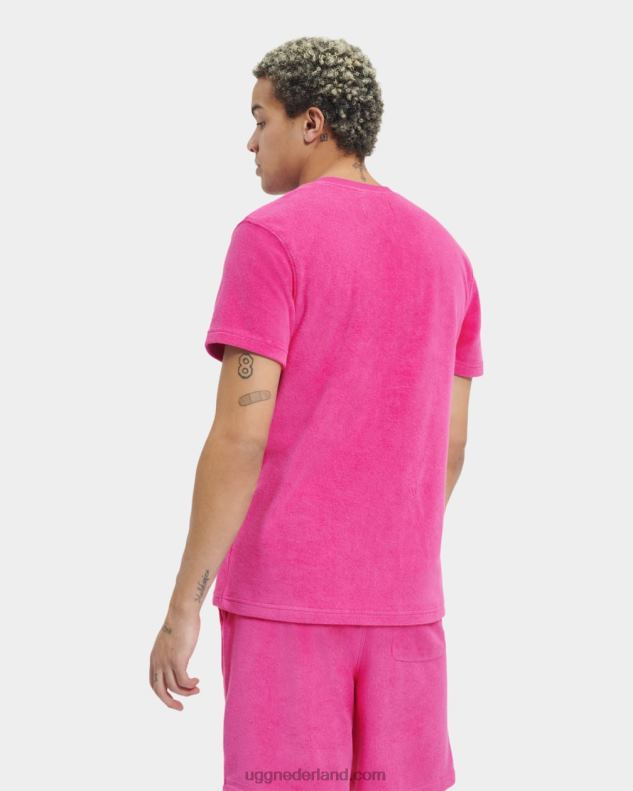Heren solferino roze UGG Mathew tee 686ZP1828