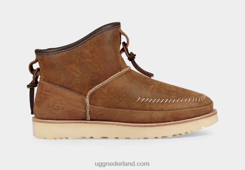 Heren kastanje UGG kampvuur bommenwerper pull-on laars 686ZP2080