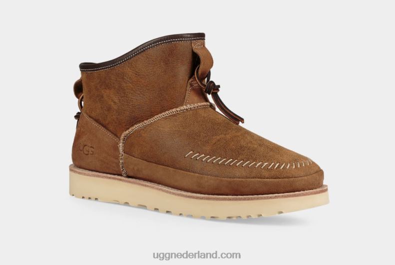 Heren kastanje UGG kampvuur bommenwerper pull-on laars 686ZP2080