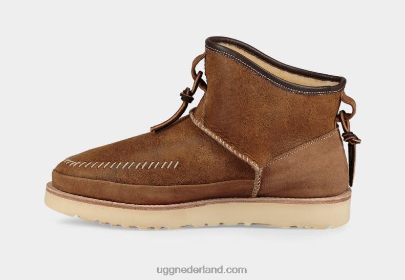 Heren kastanje UGG kampvuur bommenwerper pull-on laars 686ZP2080