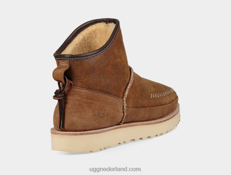 Heren kastanje UGG kampvuur bommenwerper pull-on laars 686ZP2080
