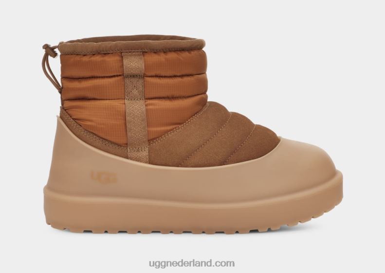 Heren kastanje UGG klassiek mini pull-on weer 686ZP2307