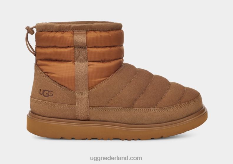 Heren kastanje UGG klassiek mini pull-on weer 686ZP2307