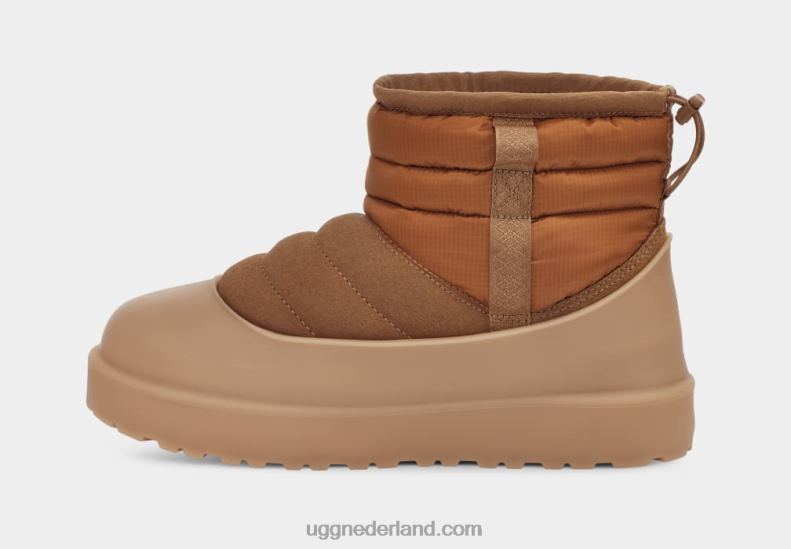 Heren kastanje UGG klassiek mini pull-on weer 686ZP2307