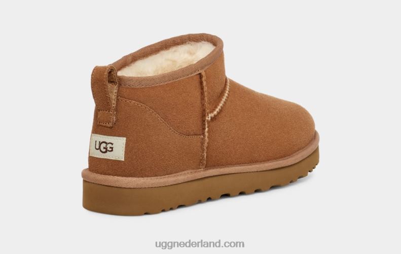 Heren kastanje UGG klassieke ultramini 686ZP1509