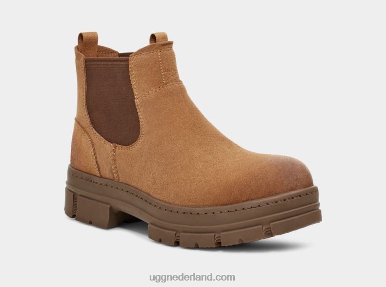 Heren kastanje suède UGG skyview chelsea suède 686ZP194