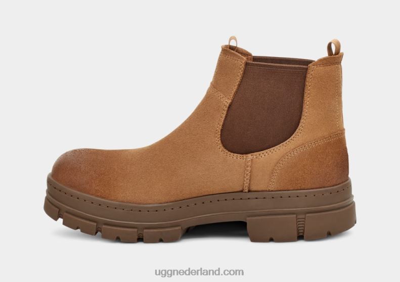 Heren kastanje suède UGG skyview chelsea suède 686ZP194
