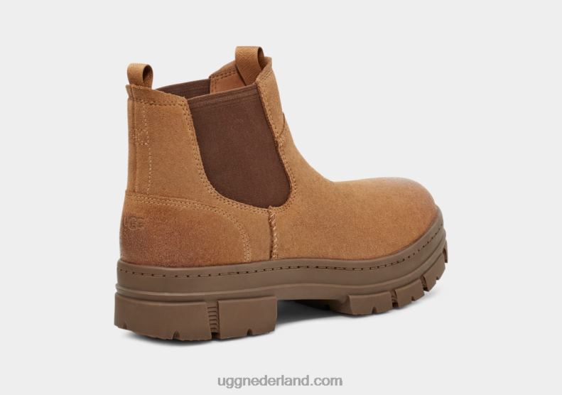 Heren kastanje suède UGG skyview chelsea suède 686ZP194