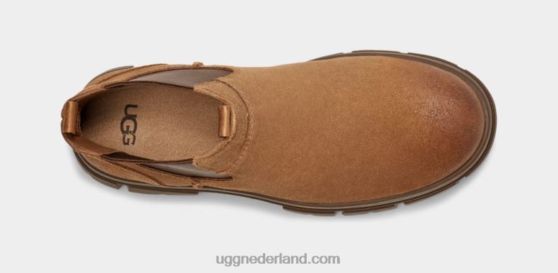 Heren kastanje suède UGG skyview chelsea suède 686ZP194