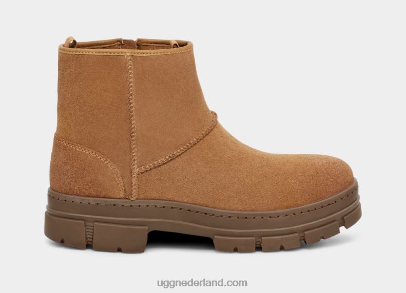 Heren kastanje suède UGG skyview klassieke pull-on suède 686ZP206
