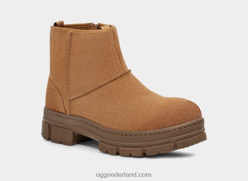 Heren kastanje suède UGG skyview klassieke pull-on suède 686ZP206