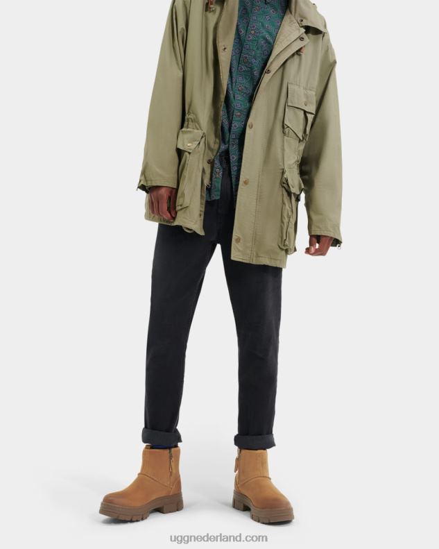 Heren kastanje suède UGG skyview klassieke pull-on suède 686ZP206