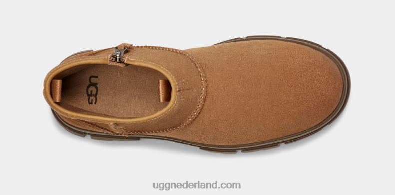 Heren kastanje suède UGG skyview klassieke pull-on suède 686ZP206